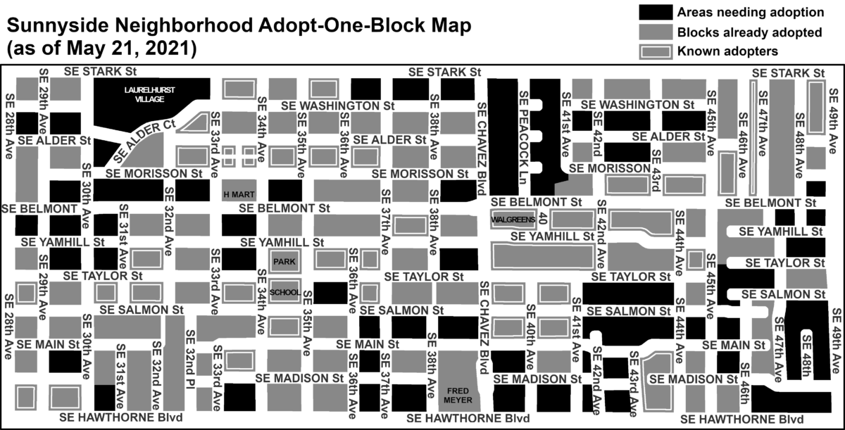 Adopt One Block in the Sunnyside Neighborhood
